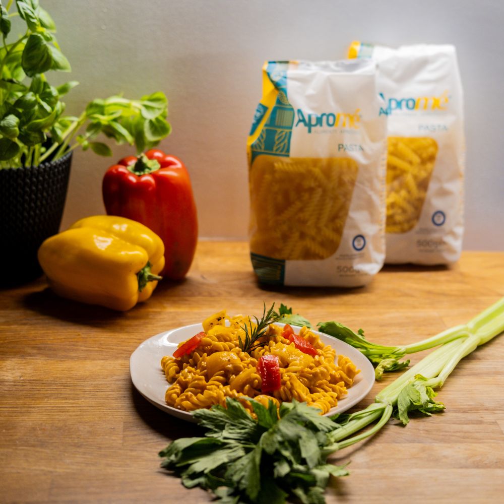 Fusilli fra Apromé - med mindre protein