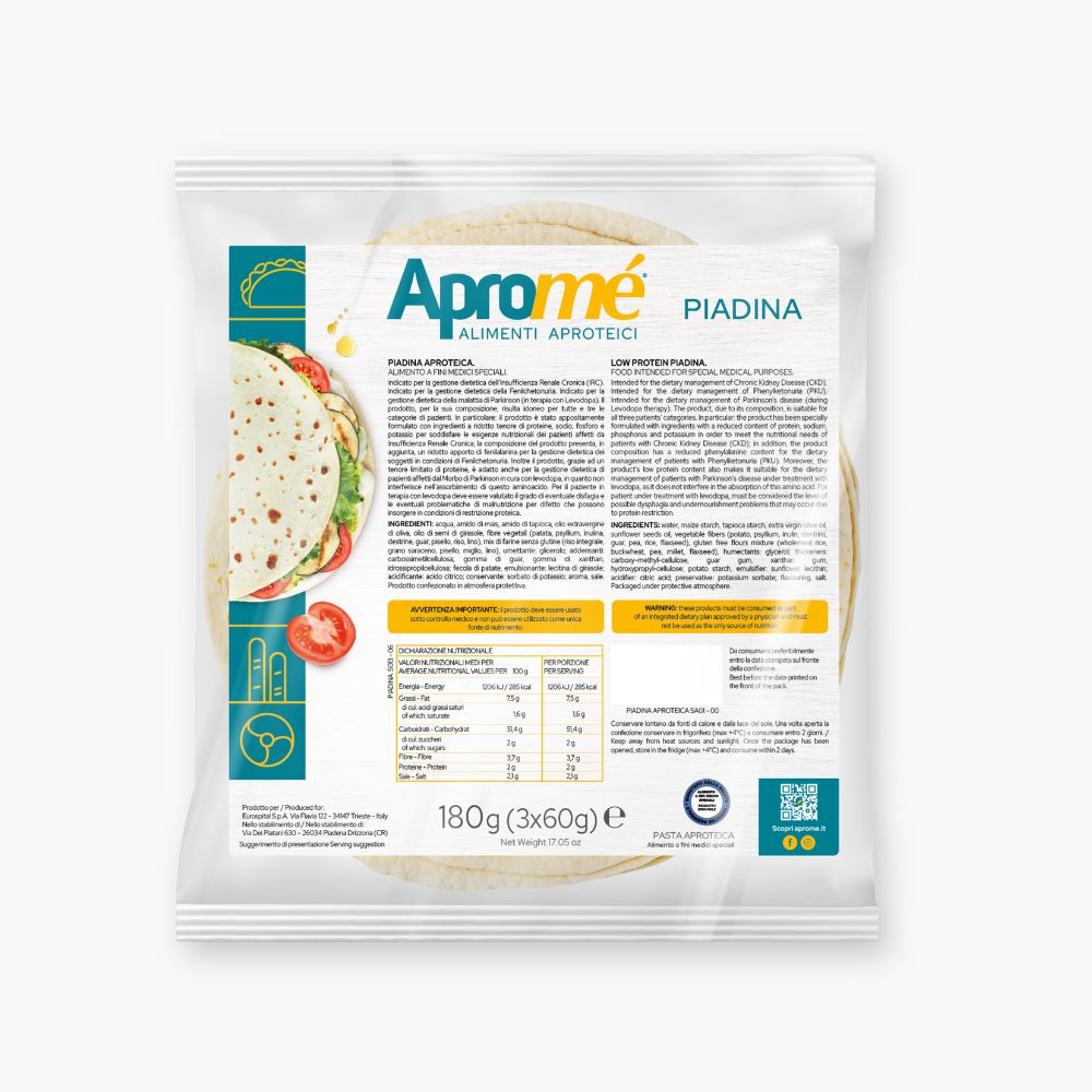 Lavprotein wraps fra Apromé