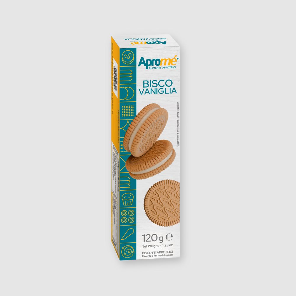 Lavprotein vaniljesmåkager fra Apromé