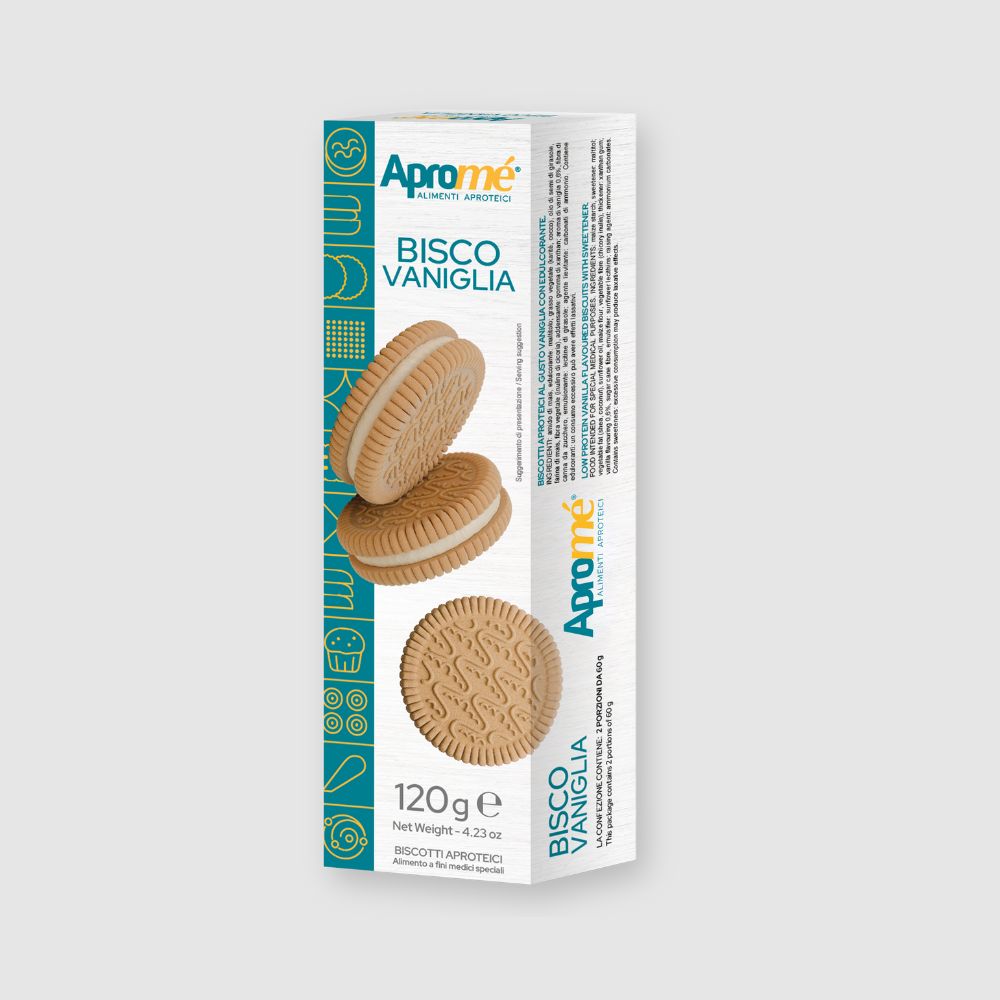 Lavprotein vaniljesmåkager fra Apromé