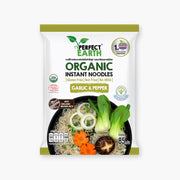 Økologiske glutenfrie instant risnudler - hvidløg & peber