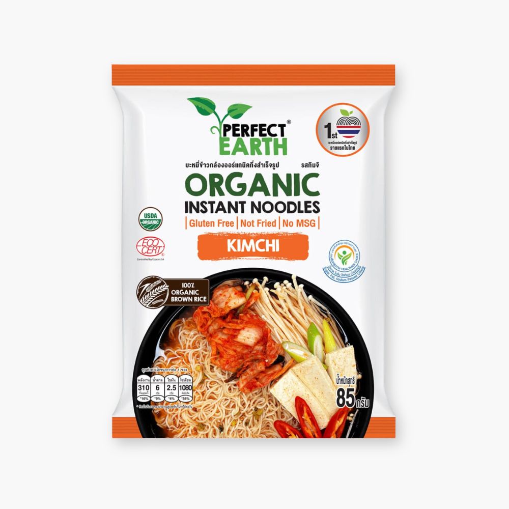 Økologiske glutenfrie instant risnudler - Kimchi