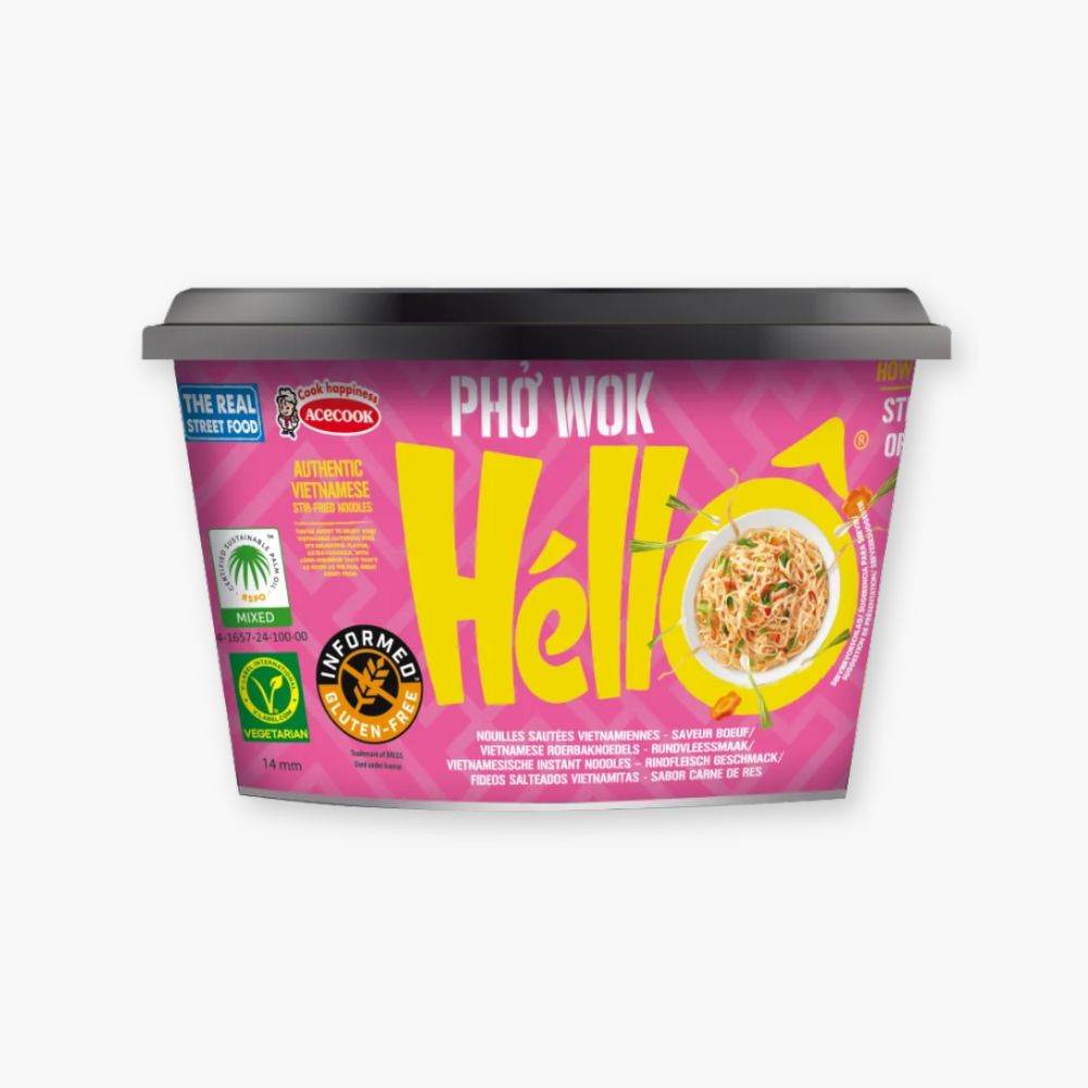 Instant wok med oksekødssmag fra Hello Pho