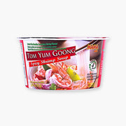 Glutenfrie instant cupnudler med spicy shrimp