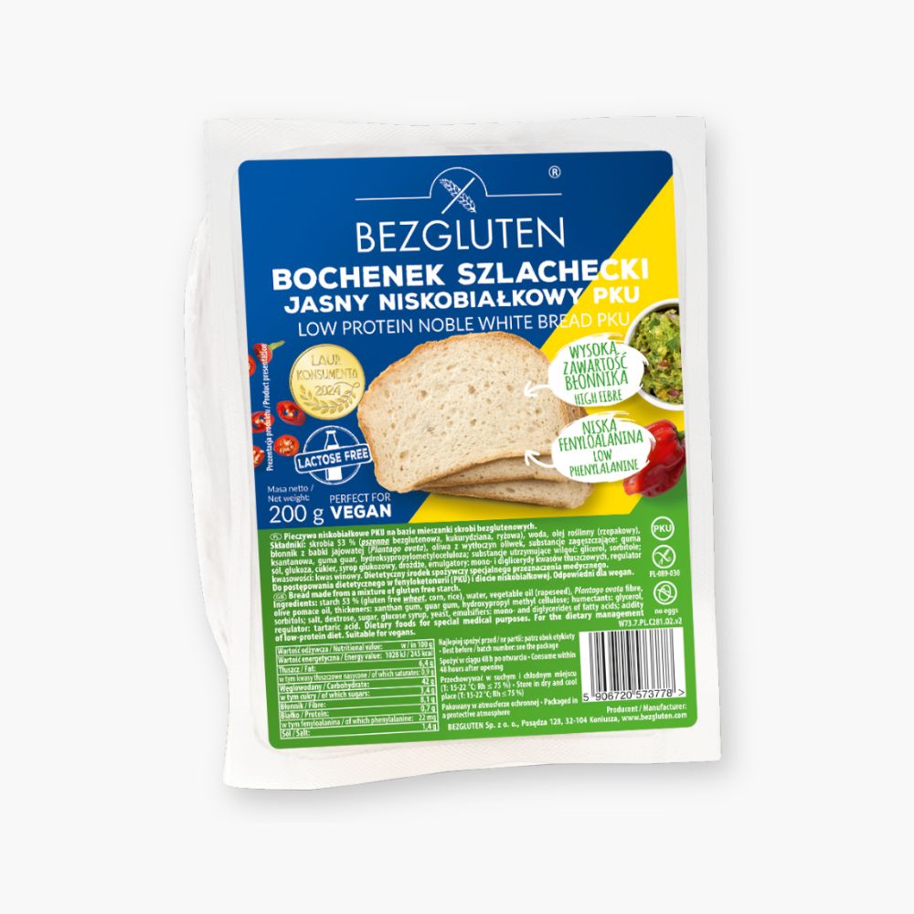 Lavprotein lyst brød fra Bezgluten