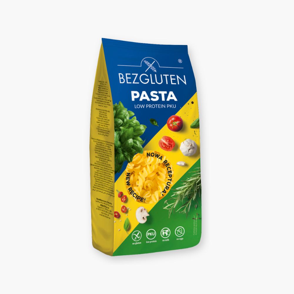 Lavprotein pasta fusilli fra Bezgluten