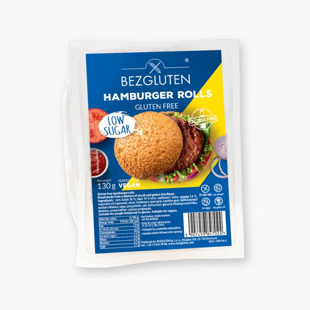 Glutenfrie burgerboller (2 stk.)