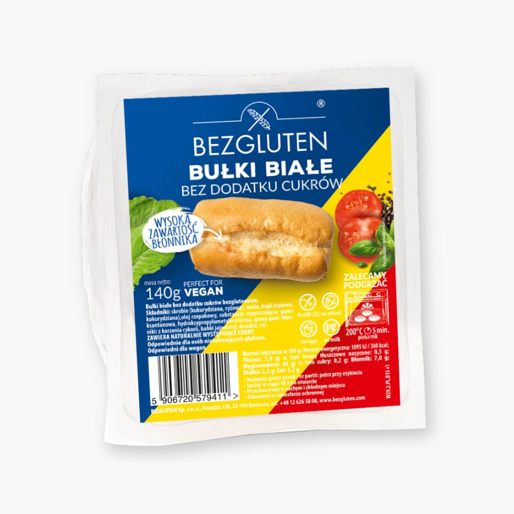 Glutenfrie sandwichboller uden tilsat sukker