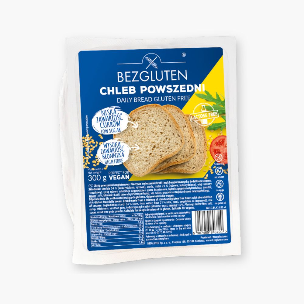 Glutenfrit hverdagsbrød fra Bezgluten