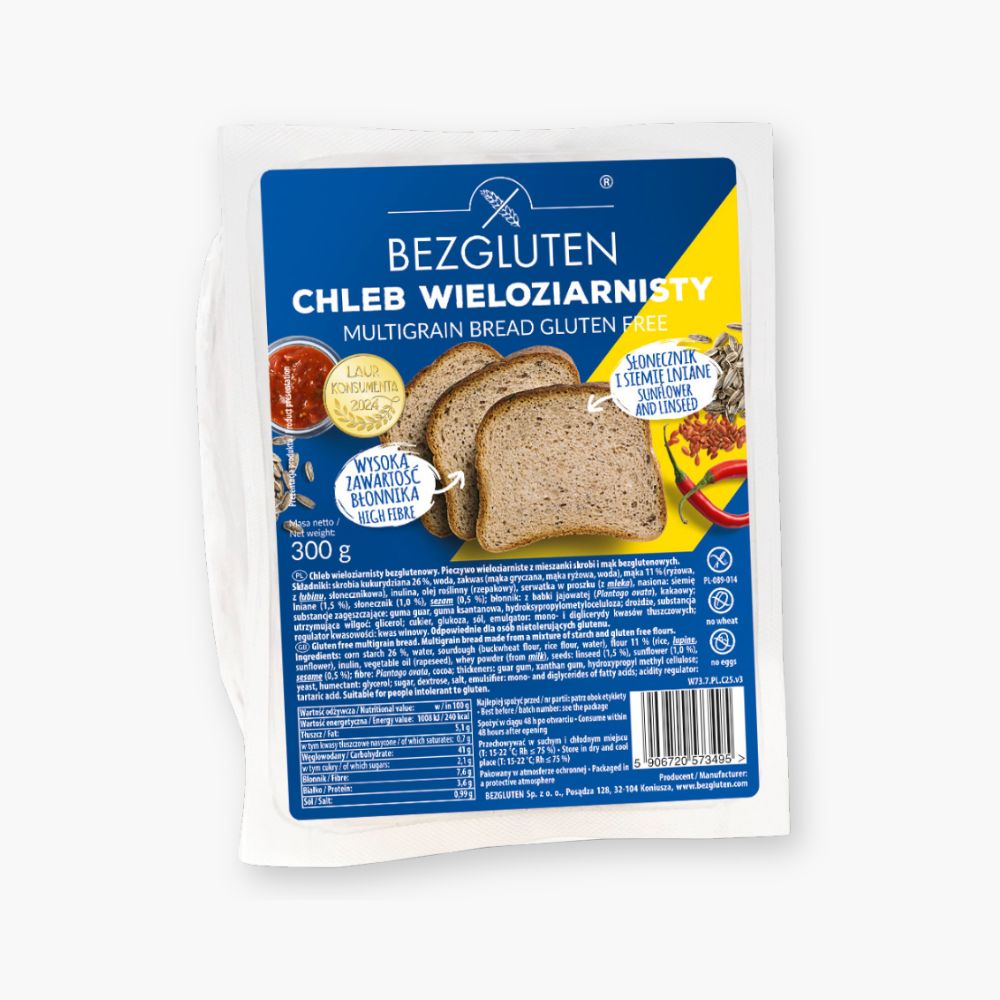 Glutenfrit toastbrød med kerner