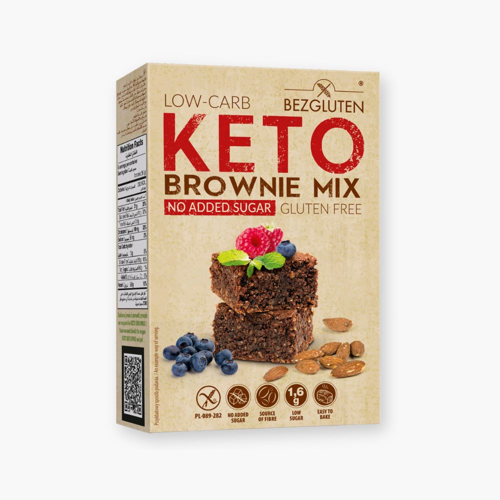 Glutenfri browniemix med få kulhydrater (low carb)