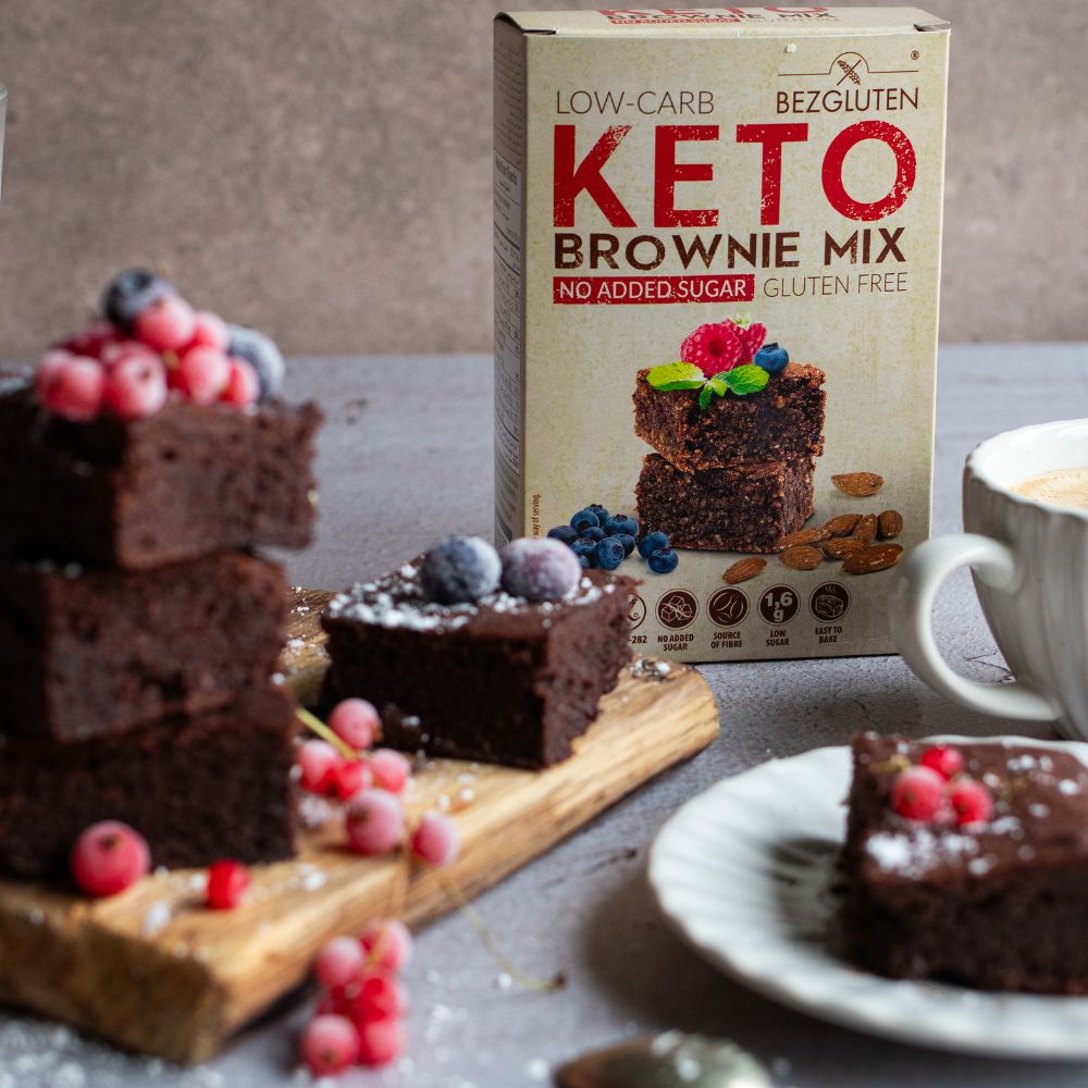 Glutenfri browniemix med færre kulhydrater - KETO