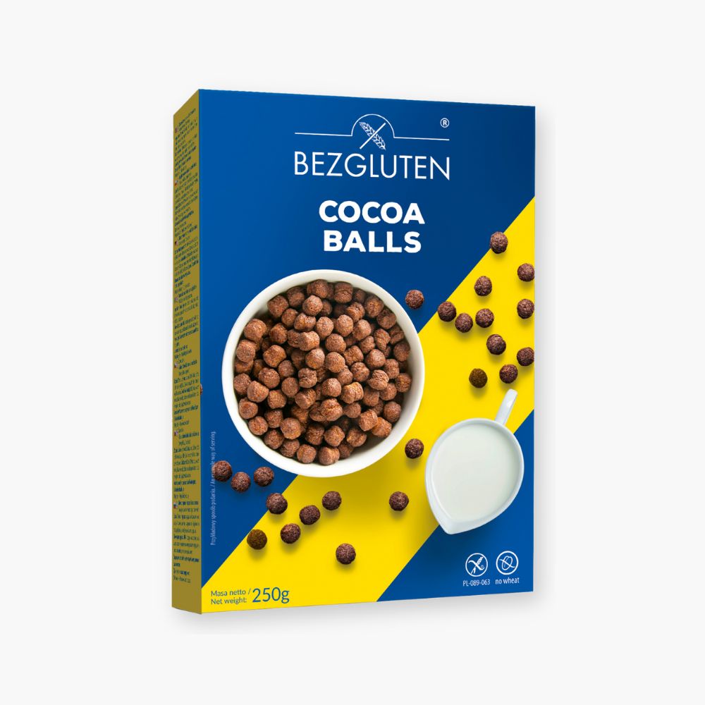 Glutenfri kakaokugler fra Bezgluten