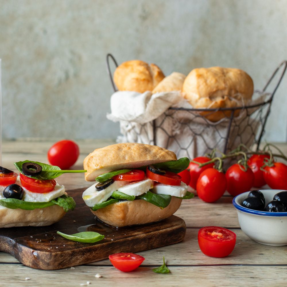 Glutenfri sandwichboller med cikoriefibre