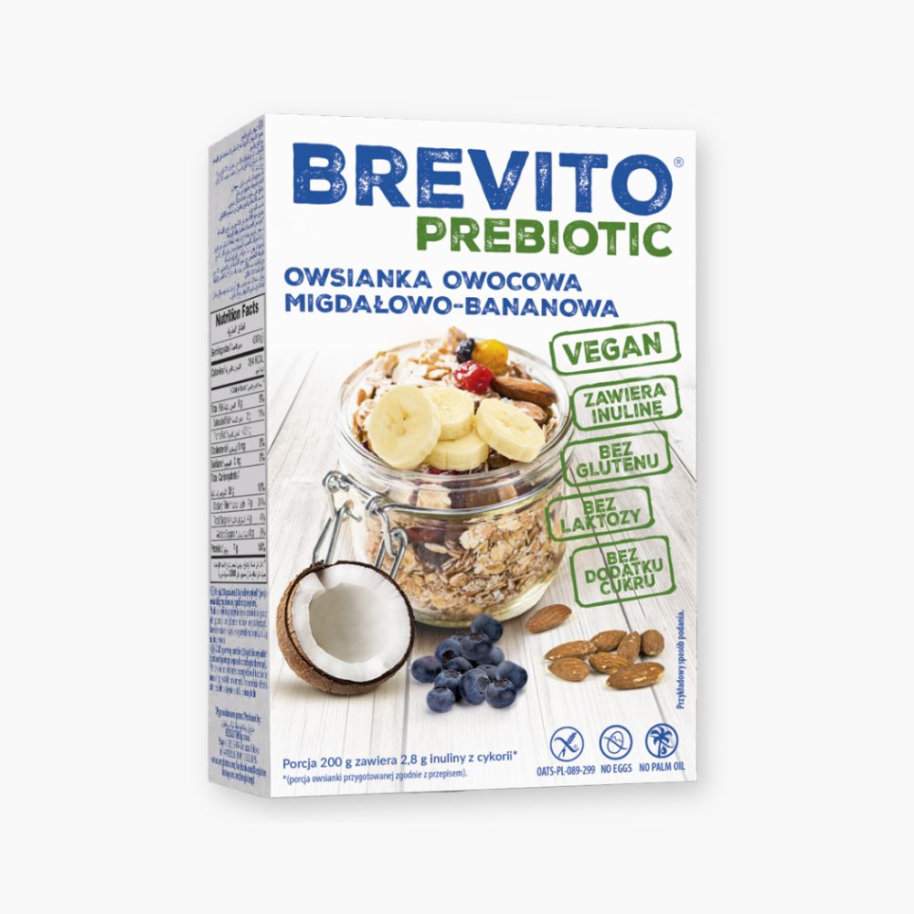 Glutenfri morgenmadsgrød med mandel og banan