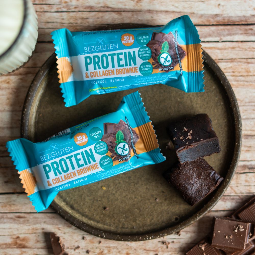 Glutenfri proteinbrownie fra Bezgluten