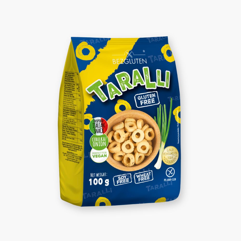 Glutenfri taralli med løg