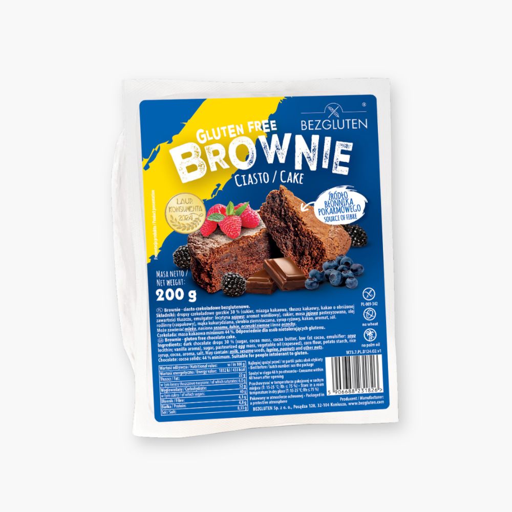 Glutenfri brownie fra Bezgluten