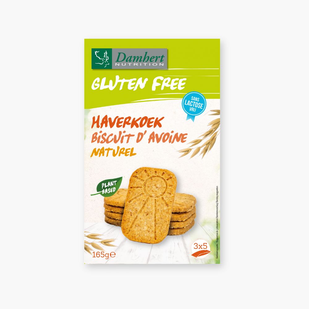 Glutenfri havrekiks fra Damhert