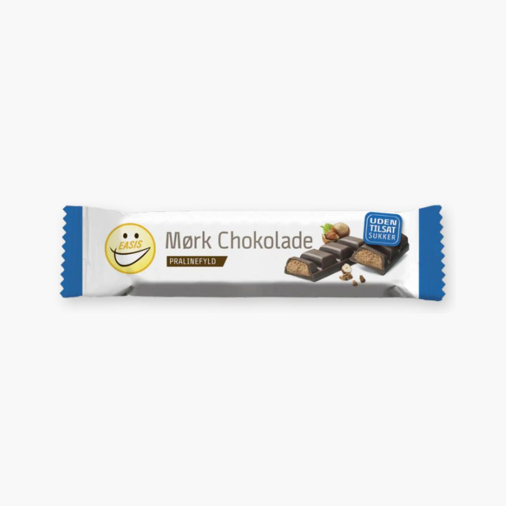 Mørk chokolade med praline fra Easis