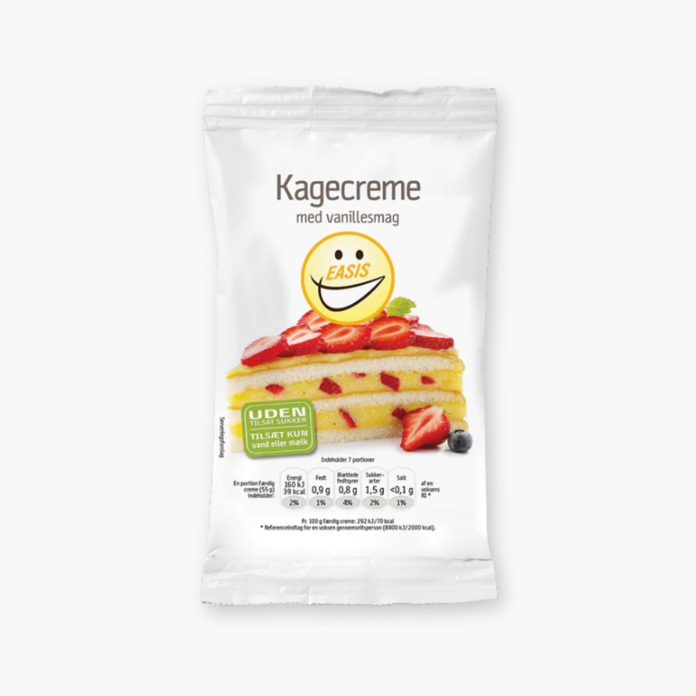 Glutenfri creme / mousse / gelé