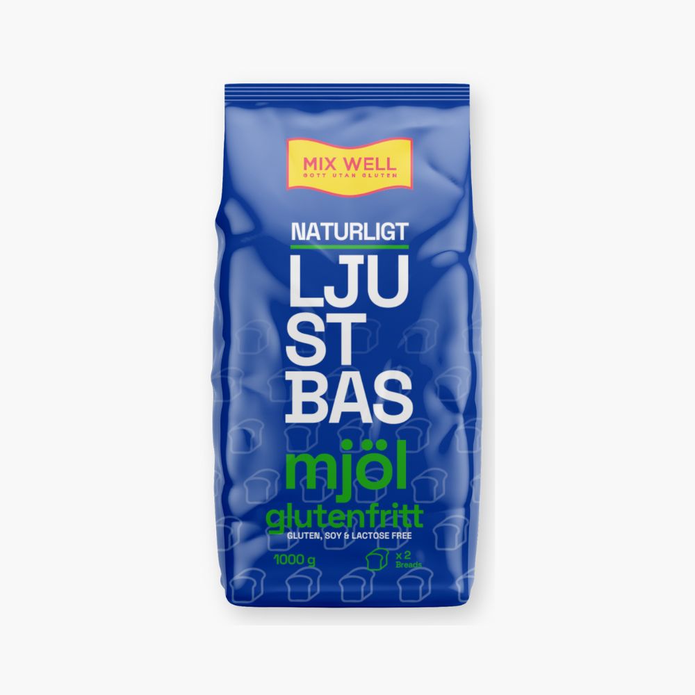 Naturlig glutenfri basismel fra Mixwell