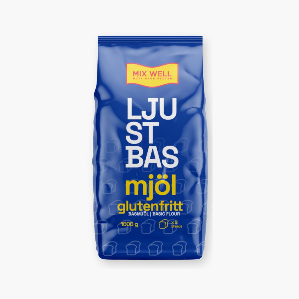 Glutenfri basismel fra Mixwell