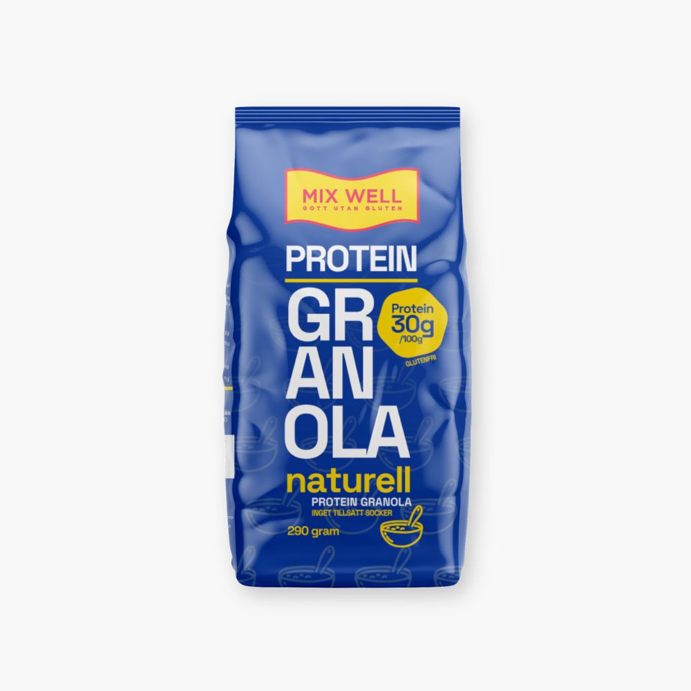 Glutenfri protein granola  fra Mixwell