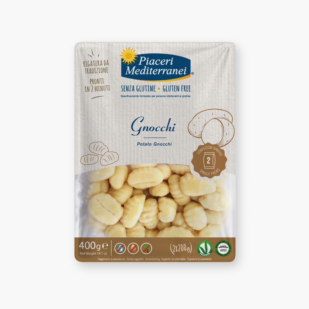 Glutenfri gnocchi fra Piaceri Mediterranei