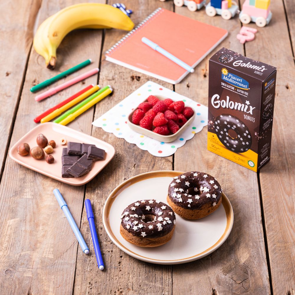Gluten- og laktosefri donuts med stjernekrymmel