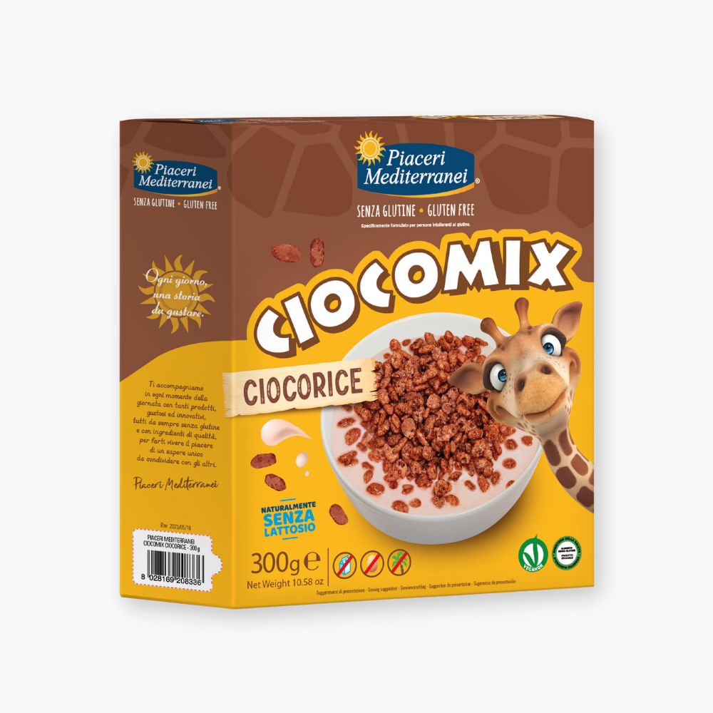 Glutenfri puffede ris m. kakaosmag