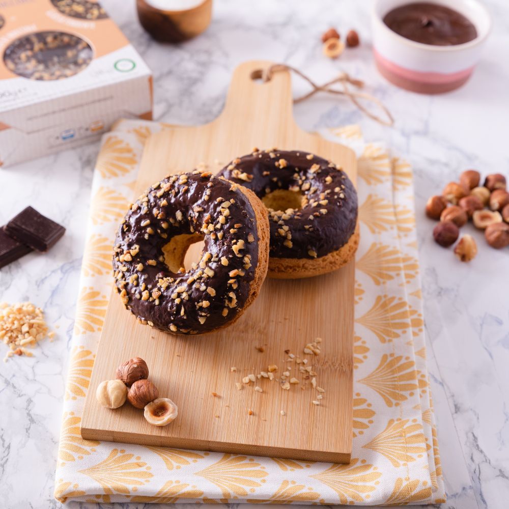 Glutenfri donuts med hasselnød fra Piaceri Mediterranei