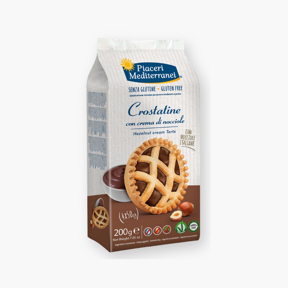 Glutenfri minitærter med hasselnøddecreme
