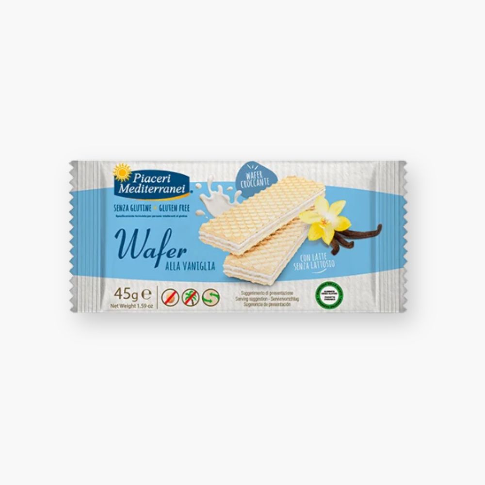 Glutenfri vaniljevaffel fra Piaceri Mediterranei