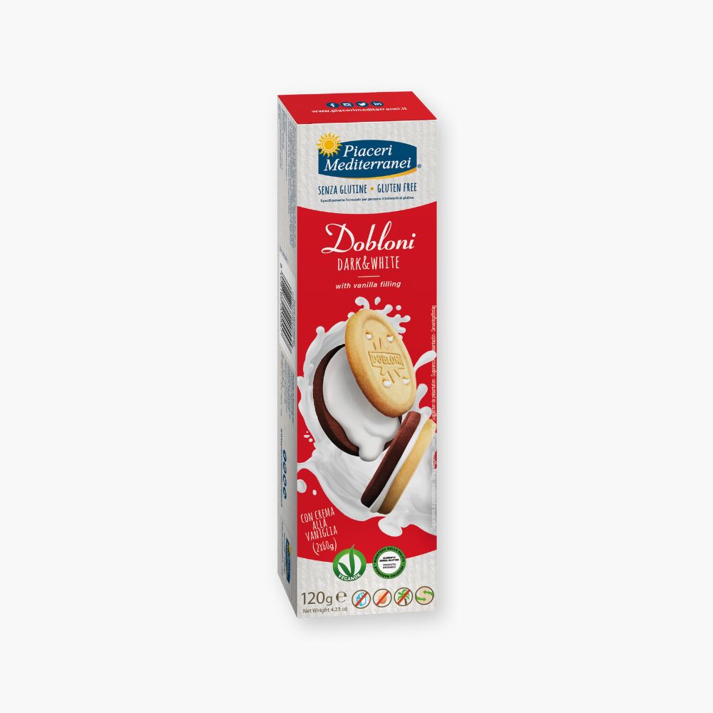 Glutenfri chokolade- og vaniljekiks