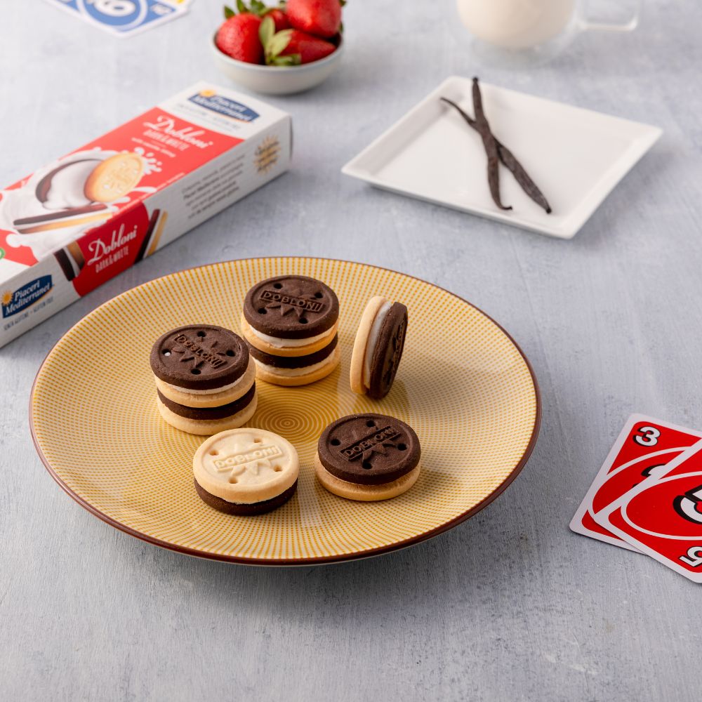 Glutenfri chokolade- og vaniljekiks