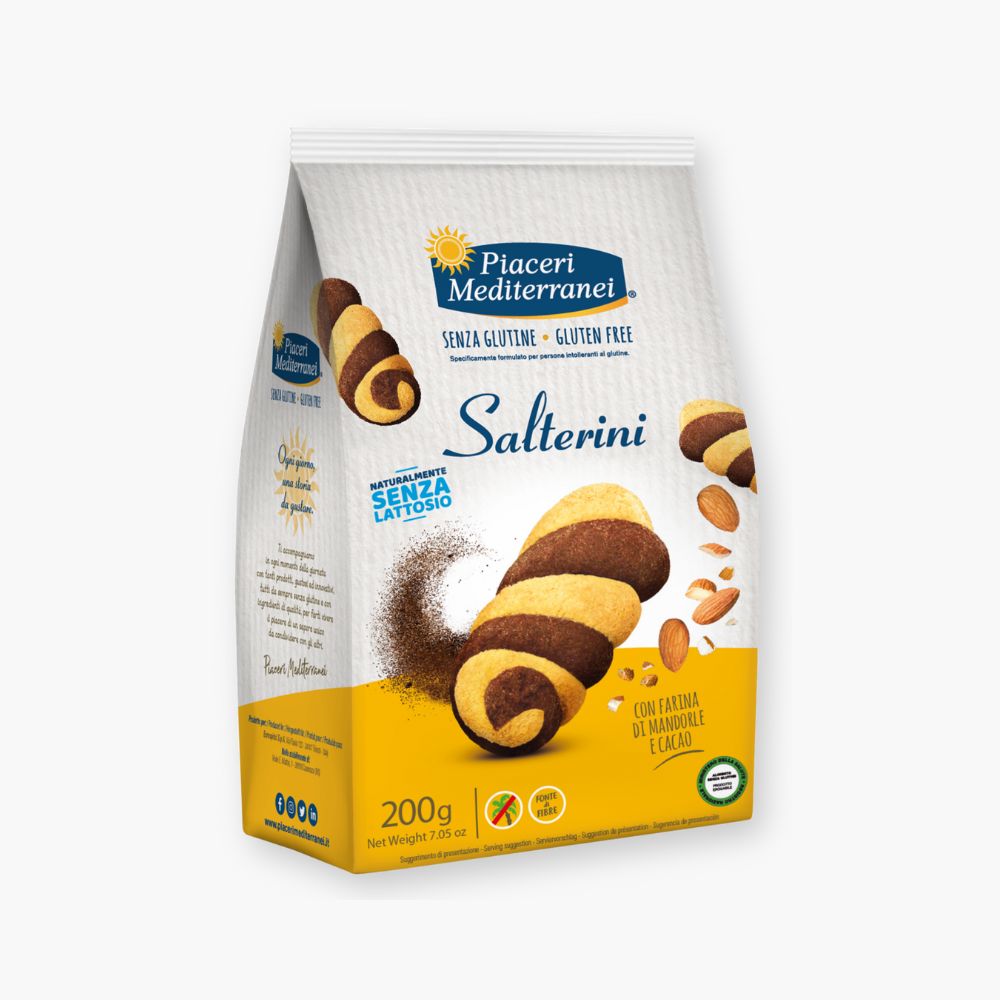 Glutenfri mandelsmåkage med kakao