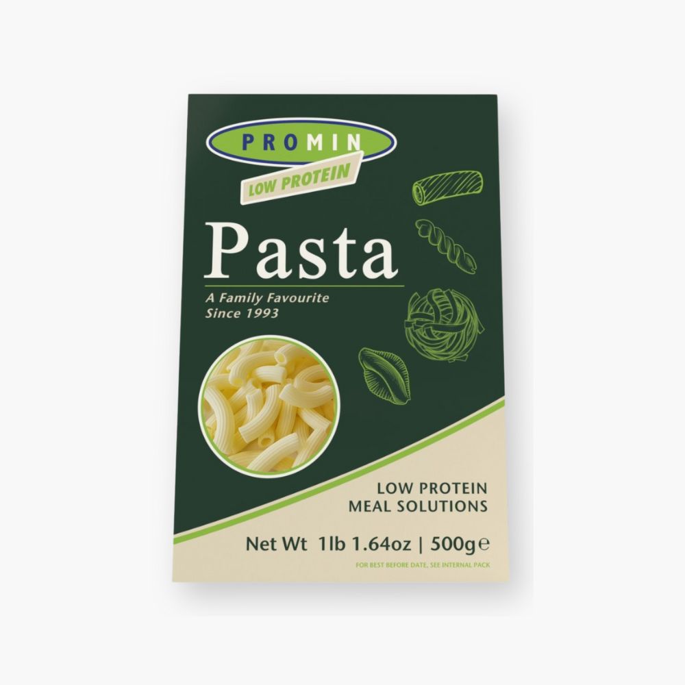Pasta-penne med mindre protein