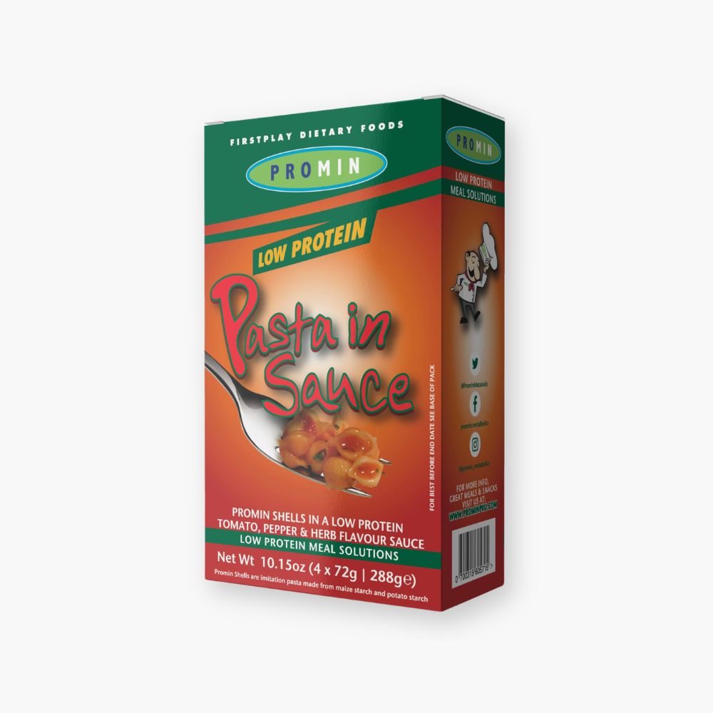 Pasta med tomat- og urtesauce - med mindre protein