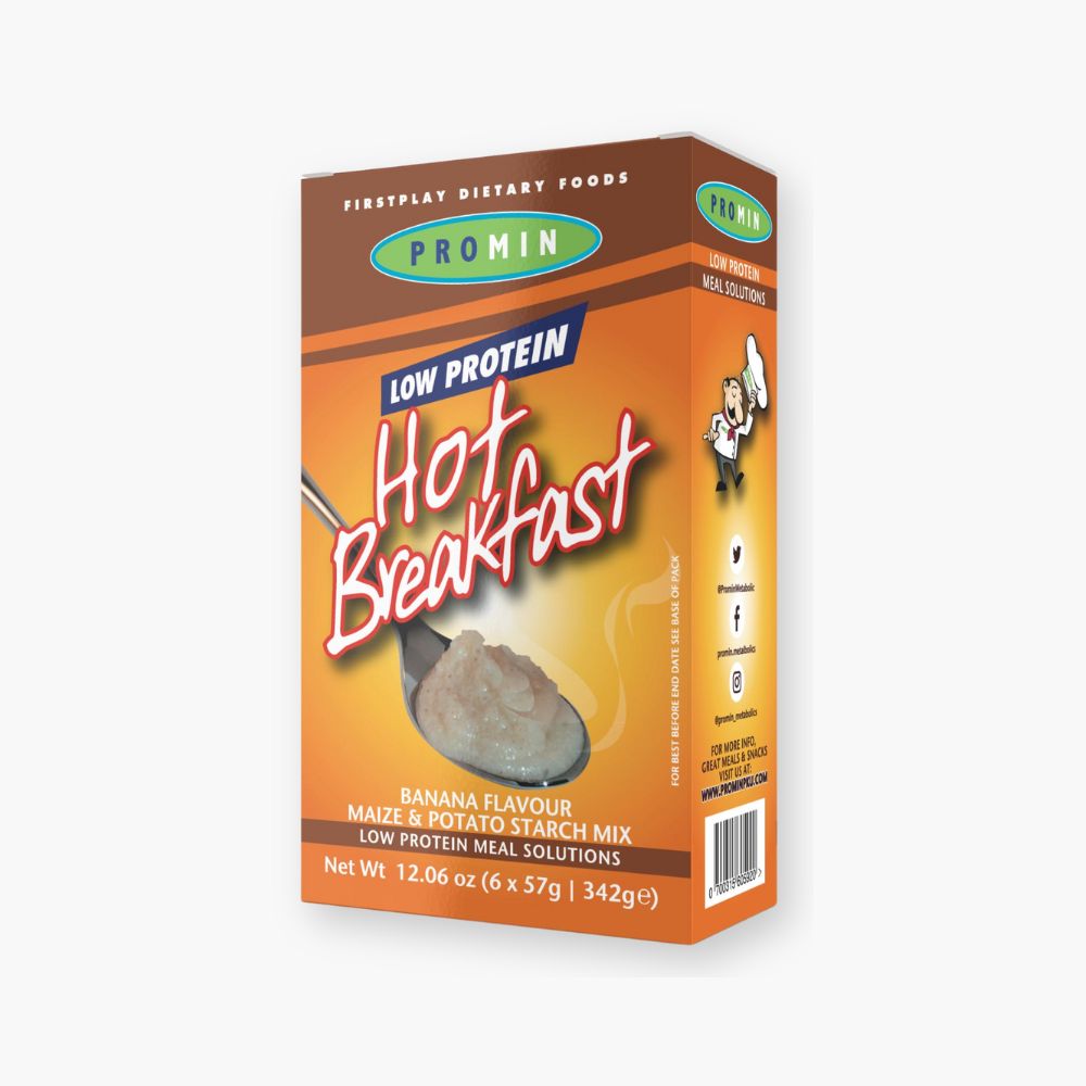 Morgenmadsgrød med banan - med mindre protein