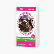 Glutenfri triple chocolate kage